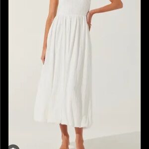 ASTR BRIDAL White Maxi Dress